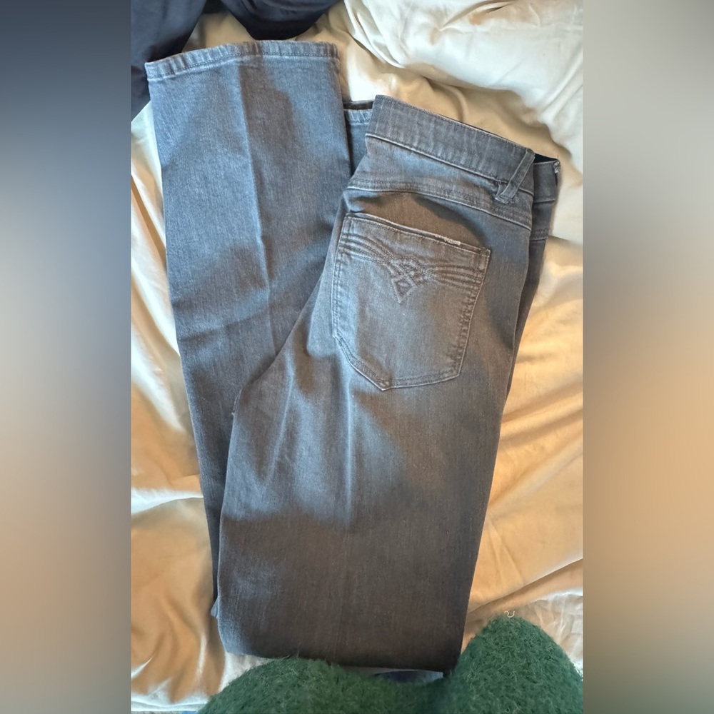 Democracy Women's Straight Leg Gray Jeans